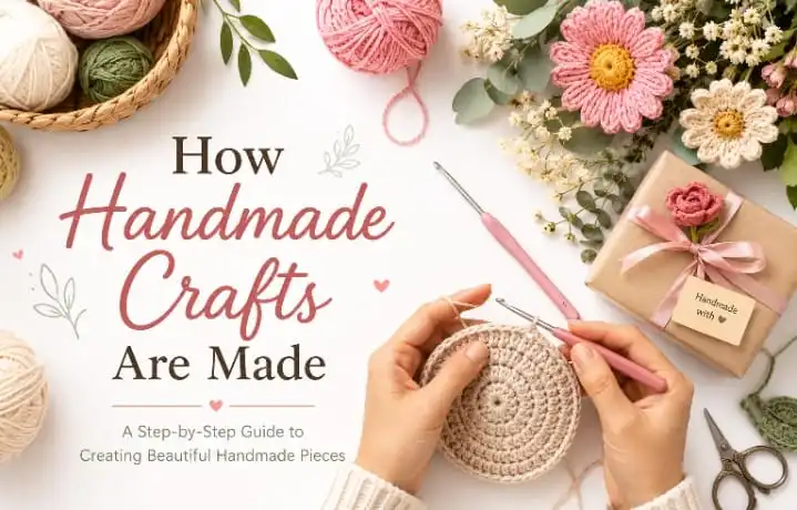 How handmade crafts are made